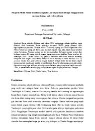 Ketergantungan akan khalayak terutama remaja terhadap menonton televisi dapat berpengaruh terhadap perilaku remaja. Top Pdf Pengaruh Media Massa