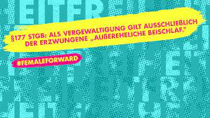 Dass durch die ehe kein rechtsfreier raum geschaffen wird ist ebenfalls unstrittig. Gesetzesanderungen Folge 1 Vergewaltigung In Der Ehe
