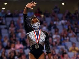 Simone biles wears bedazzled 'goat' leotard (then reaffirms she's 'greatest of all time' with historic vault). Simone Biles Is The First Woman To Win Seven National Titles Teen Vogue