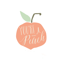 You Re A Peach Gift Idea And Free Printable Youre A Peach Peach Baby Shower Peach Party