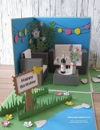 Geschenkbox Explosionsbox Uberraschungsbox Sitzlounge Lounge Gartenmobel Geldgeschenk Geburtstagskarte Diy Gutschein Verpacken Garten Gutschein Basteln Garten