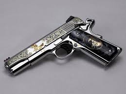 Colt 1911 Black And Gold Pin On Firearms Wishlist