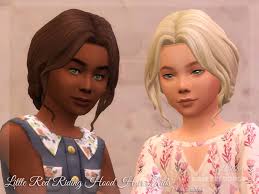 Has anyone seen cc to get it for teenagers and adults? Sims 4 Little Red Riding Hood Hair Child By Dissia Best Sims Mods