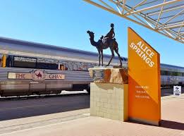 The Ghan At Alice Springs Railway Station Alice Springs Northern Territory Train Travel Australia Travel Travel Oz