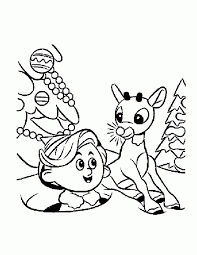Sam the snowman rudolph coloring pages. Coloring Pages Santa Rudolph Coloring Home