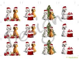 Download dog christmas stock photos. Deco Stickers Christmas Dogs Template Instructions
