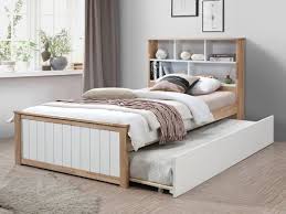 We did not find results for: Myer King Single Bed Frame With Trundle Bookshelf In Natural White B2c Furniture