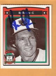 Ken Rudolph Baltimore Orioles AUTO Signed 1991 Crown Card