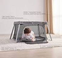 Amazon.com : Gromast 2 in 1 Portable Travel Crib for Toddler ...