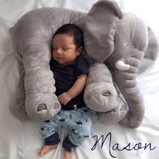 Baby Plush Stuffed Animal Elephant Appease Toy Baby Sleeping Back Cushion In 2020 Baby Kids Clothes Baby Pictures Newborn Baby Boy Newborn