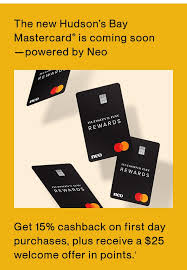 The hudson's bay company is a canadian retail business group. Coming Soon The New Hudson S Bay Mastercard Powered By Neo Hudson S Bay Email Archive