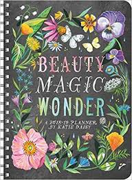 Katie Daisy 2018 2019 On The Go Weekly Planner 17 Month Calendar With Pocket Aug 2018 Dec 2019 5 X 7 Closed Katie Weekly Planner Planner Calendar Book