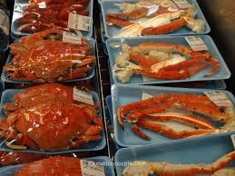 Cooked Dungeness Crab And Red King Crab Legs Cooking Dungeness Crab King Crab Legs Crab Legs
