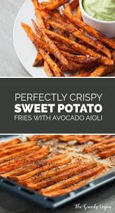 Perfect Crispy Sweet Potato Fries Recipe In 2020 Crispy Sweet Potato Fries Crispy Sweet Potato Recipes