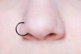 Extra Large Hoop Fake Nose Ring 20 Gauge Black Nose Cuff Etsy In 2021 Fake Nose Nose Ring Fake Nose Rings