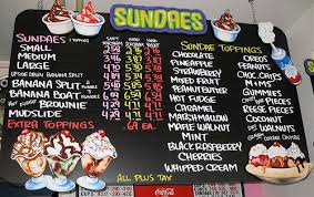 Ice Cream Shop Menu Board By Character Amp Co By Karin B Via Flickr Ice Cream Menu Ice Cream Shop Ice Cream Decorations