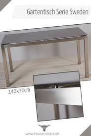 Lc Garden Gartentisch Schweden 140 X 70 Cm Edelstahl Keramik Glas Stein Sand Grau Einrichtung Modern Palet