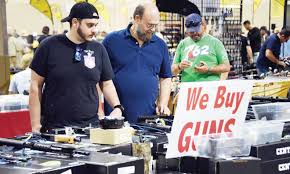Lauderdale, west palm beach, orlando, tampa, jacksonville,. Pistols Rifles Ammunition On Display At Miami Gun Show Arab News