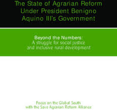 He is also known as noynoy aquino or pnoy. The State Of Agrarian Reform Under President Benigno Aquino Iii S Government Beyond The Numbers