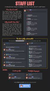 Invite hydra today and start listening to your favorite music together with your friends or community! Staff List Discord Bots Top Gg