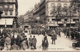 Les Anciennes Rues De Paris Rue Du Faubourg Montmartre 9 Me Arrondissement Montmartre Paris Vieux Paris