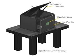 This Enclosure Features Opening Top Hinged Front Door And 1064 Nm Laser Safety Window Table Accessories Home Decor Front Door
