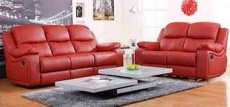 High to low nearest first. Montreal Rosso Red Reclining 3 2 1 Seater Leather Sofa Set Sofashop Com