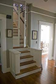 Doors On The Stairs To Keep The Noise Down Heat Down And Or Pets On One Side Or The Other Very Interesting And Clever Craftsman Cottage Home House Design