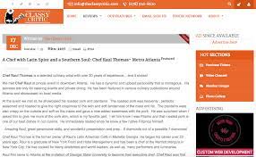 Share your experience and become verified! A Chef With Latin Spice And A Southern Soul Chef Raul Thomas Metro Atlanta Chef Raul Thomas