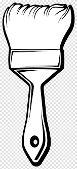 This drawing may be printed as coloring page (up to the paper size of a5). Paint Brush Coloring Page Hammer Tool Hourglass Blow Dryer Transparent Png Pngset Com