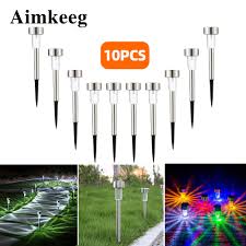 Mempercantik taman'pun bisa dilakukan dengan banyak cara. 10 Pcs Lot Stainless Steel Led Lampu Taman Solar Outdoor Tenaga Surya Decking Lampu Ip65 Tahan Air Mini Solar Garden Light Lampu Surya Aliexpress