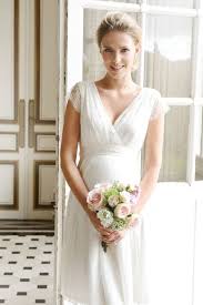 Depending on your body type, venue of your wedding, activities of the day and, most importantly, your preference, you can choose the gown of your dreams. Luxe Vivienne Ivory Lace Maternity Wedding Dress Hautemama