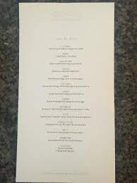 Menu Served At Last Picture Of Eleven Madison Park New York City Tripadvisor
