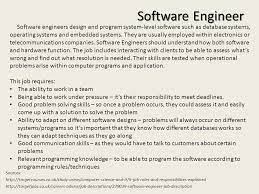 Software Developer Job Roles And Responsibilities