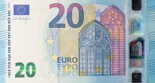 Das unterzeichnen von geldscheinen kostet ihn durchschnittlich rund sieben stunden seines arbeitstags. Europa 20 Euro Euro Banknote 2 Serie Gothik Seit 2015 I Gem Unc Ma Shops
