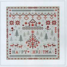 Happy Christmas Cross Stitch Chart