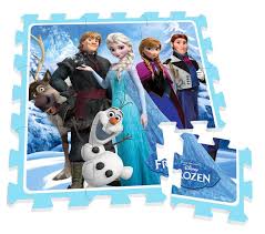 Für desktop, tablet, smartphone und blue tv. Kinder Spielteppich Spielmatte Spiel Puzzle Matte Boden Puzzlematte Frozen Eiskonigin Elsa 88x88cm T Y Trade