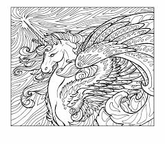 Hard beautiful unicorn unicorn coloring pages. Unicorn Coloring Pages For Kids Hard Drawing With Crayons