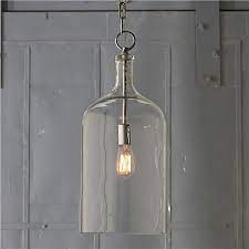 Glass Jug Lantern Shades Of Light Glass Jug Light Home Lighting