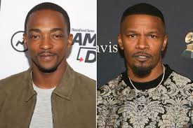 Anthony mackie the falcon i start to geek out. Anthony Mackie Thinks His Action Figure Looking More Like Jamie Foxx People Com
