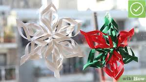 How to make a origami christmas star with money. How To Make A 3d Paper Snowflake 12 Steps With Pictures