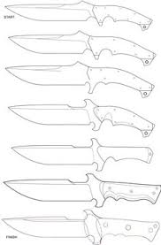 Kukri, bowie, swords, and knives. 26 Knife Template Printable Ideas Knife Template Knife Knife Patterns