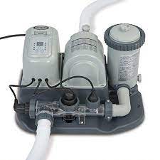 Item 8 intex krystal clear 601m cartridge filter pump 330 gph for above ground intex 28644 krystal clear sand filter pump. Intex 120v Krystal Clear Cartridge Filter Pump Saltwater System With E C O Electrocatalytic Oxidation For Above Groun In Ground Pools Pumps Swimming Pools