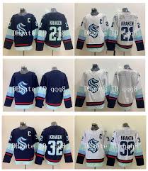 The new jersey devils need to be smart with the way they handle the seattle kraken. 2021 Seattle Kraken Jersey Hockey Jerseys 2021 Season Custom Men 32 Kraken 21 Kraken Blank 100 Embroidery Double Stitched Jerseys Shirt From Qqq8 26 19 Dhgate Com