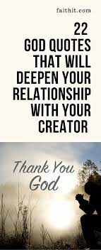 22 God Quotes That Will Deepen Your Relationship With Your Creator