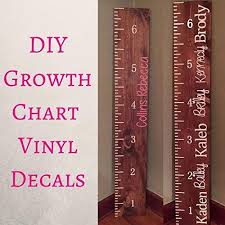 Amazon Com Growth Chart Vinyl Decals Growth Chart Ruler