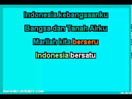 Indonesia Raya Karaoke Lirik Youtube