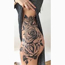 Once again a tattoo on your thigh but this time only on one, which ever you want. Thigh Tattoo Channellxo Discovered By Purpelwing