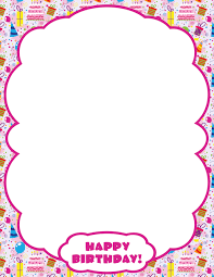 Happy Birthday Border