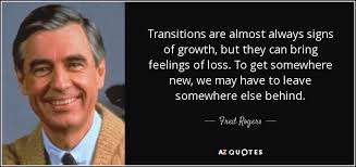 Signs of Growth, Transitions, & Mixed Feelings